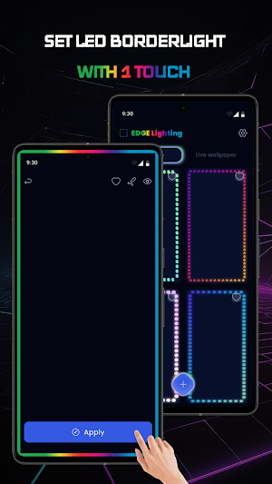 LED Edge Lighting & Wallpapers Screenshot 3