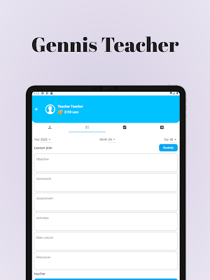 Gennis Teacher Screenshot 2