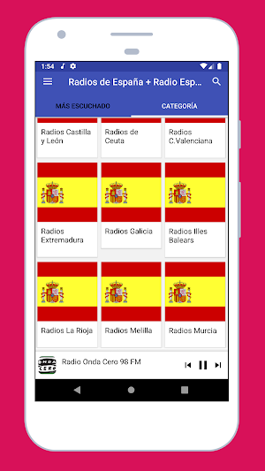 Radio Spain + Radio Spain FM Screenshot 1