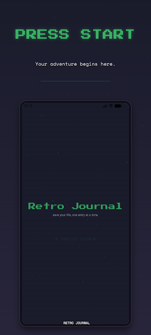 Retro Journal Screenshot 0
