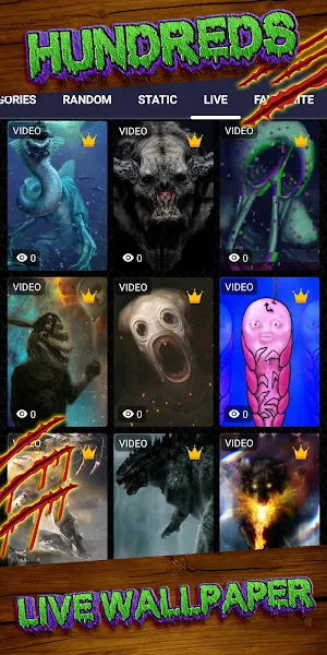monster wallpaper Screenshot 2