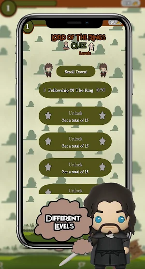 Lord of the Rings Quiz Screenshot 3