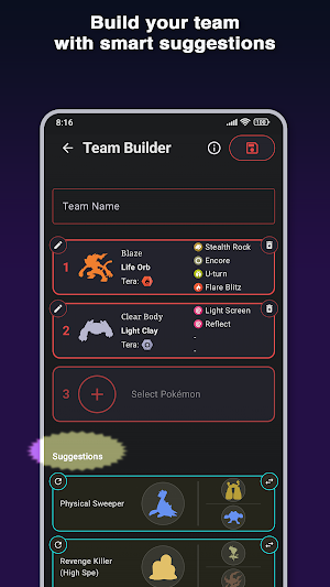 Team Factory - Pokémon Builder Screenshot 3