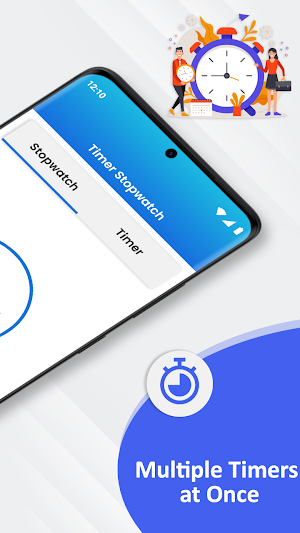 Easy Stopwatch & Timer Screenshot 1