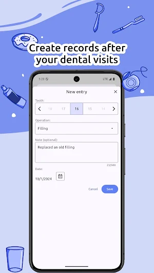 Denty: Teeth Map & Notes Screenshot 1