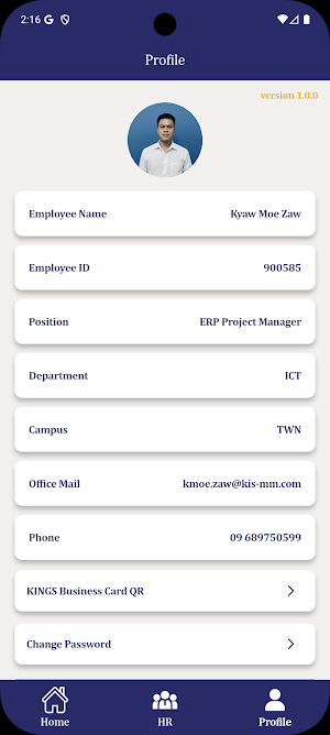 KIS HR Screenshot 3