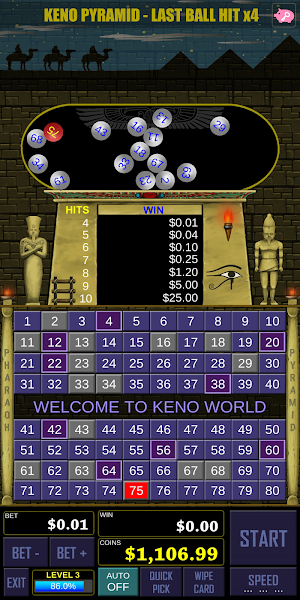 Keno Bonus Screenshot 0