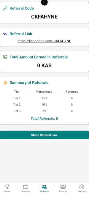 KaspaDrip Screenshot 2