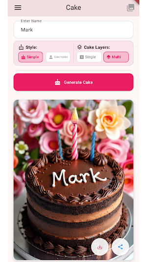 Birthday Cake Screenshot 0