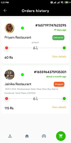 Apple Foodie Delivery App Screenshot 2