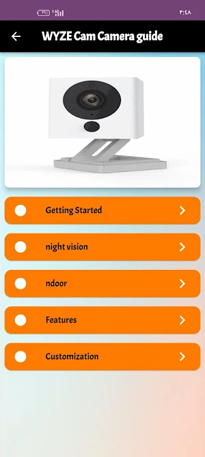 WYZE Cam Camera Guide Screenshot 0