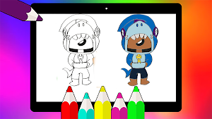 Brawl Stars Coloring Book Screenshot 1