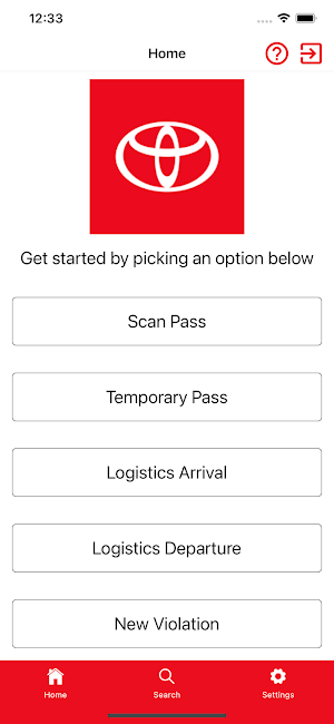 Toyota Vehicle Management Screenshot 2