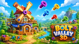 Bolt Valley 3D: Nut & Bolt Screenshot 3