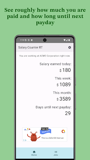 Salary Counter RT Screenshot 0