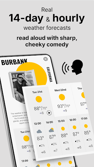 WeatherRoast: Funny Weather Screenshot 0
