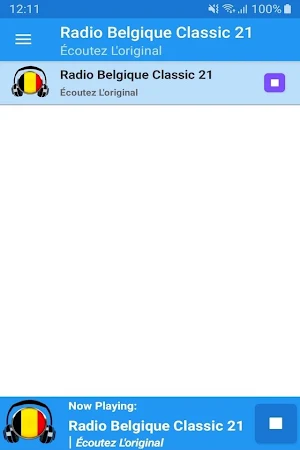Radio Belgique Classic 21 App Screenshot 0