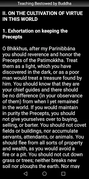 Teaching Bestowed by Buddha Screenshot 2