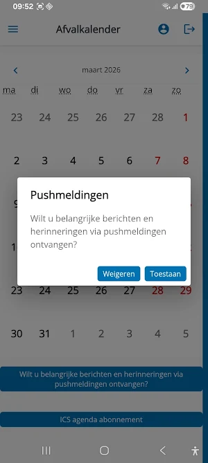 Afval-app Maassluis Screenshot 1