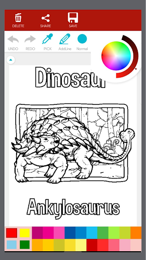 Jurassic Dino Coloring Book Screenshot 0