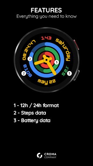 Interference Watch Face Screenshot 1
