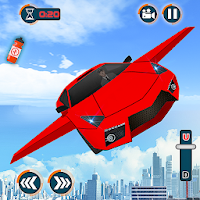 Flying Car Games 2020- Drive Robot Car Shooting