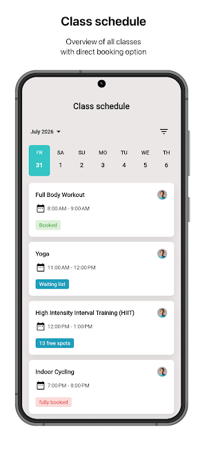 Mfitness Screenshot 2