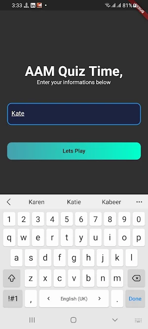 AAM Quizler Screenshot 0