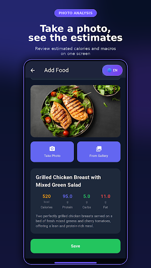TabakKalori: Calorie Tracker Screenshot 0