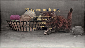 Kitty cat cards mahjong Screenshot 0