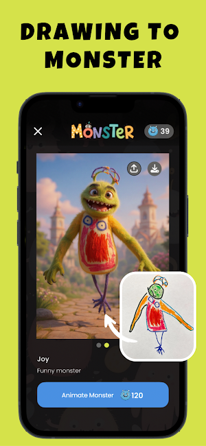 Monster: Sketch to Animation Screenshot 1