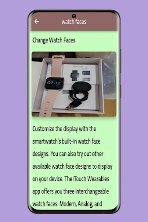 Itouch Air 3 Smartwatch guide Screenshot 1