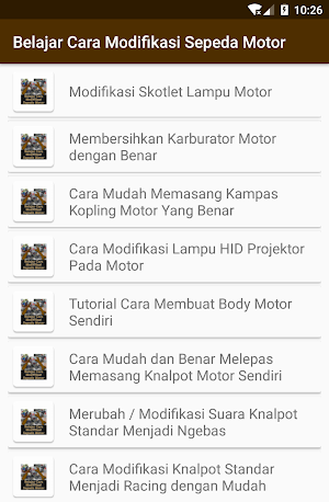 Belajar Cara Modifikasi Sepeda Motor Screenshot 1
