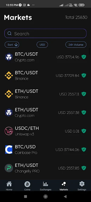 CoinData - CryptoCurrency App Screenshot 3