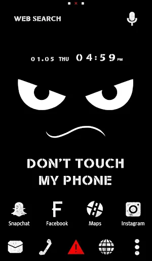 Wallpaper Don't Touch My Phone Screenshot 0