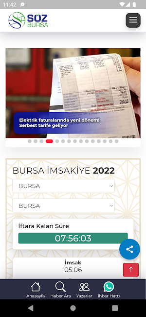 Söz Bursa Screenshot 0