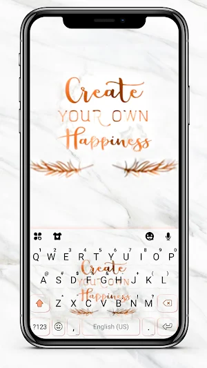 Marble Happiness Keyboard Back Screenshot 0