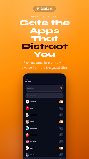 GitaLock Screenshot 2