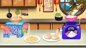 Chinese Food Kitchen: Home Noodles Maker Game Screenshot 2