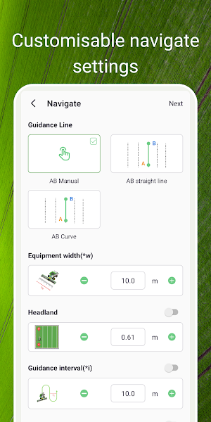 GlandNav - Tractor GPS Screenshot 3