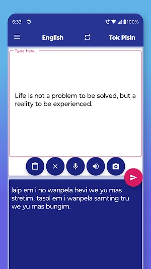 Tok Pisin English Translator Screenshot 2