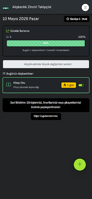 Alışkanlık Zinciri Takipçisi Screenshot 0