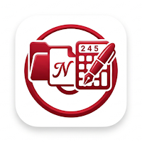Notepad with calculator