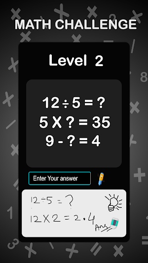 Math Puzzle - IQ Test Screenshot 2