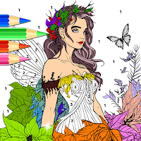 Fairy Coloring By Number Book