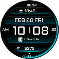 OZs60 Digital Watch Face