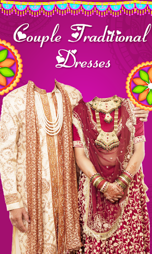 Couple Traditional Dresses Screenshot 0