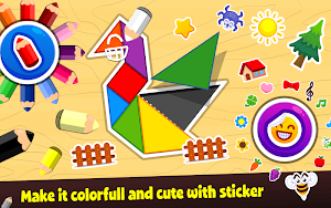 Marbel Tangram - Creative Brain Puzzle Screenshot 2