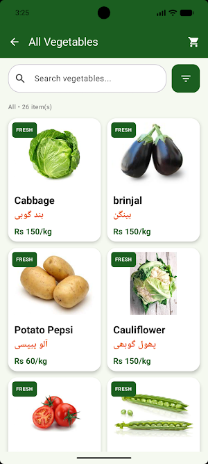 OnlineSabziShop Screenshot 3