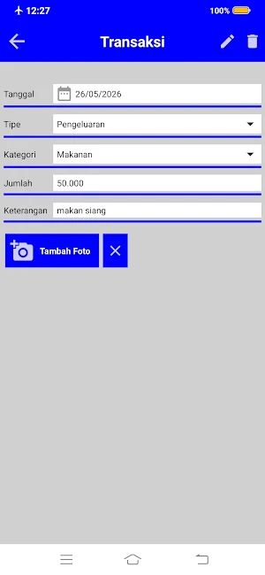 Catatan Keuangan Screenshot 1